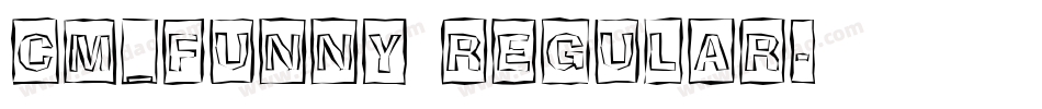 CM_Funny Regular字体转换